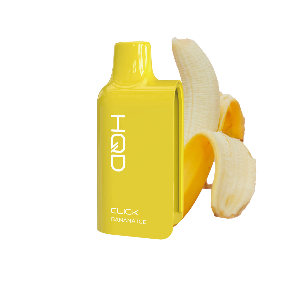 hqd click pod banana ice